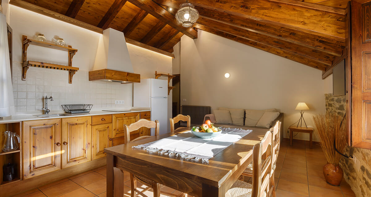 Casa Rural Os Ormos. Jaca. Pirineo. Apartamento Oturia